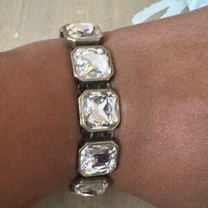 Square Rhinestone Bracelet